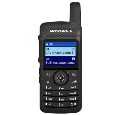 Radio portátil con pantalla